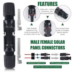 Solar Crimping Tools Includes Solar Panel Connectors, Solar Cable Connectors,…