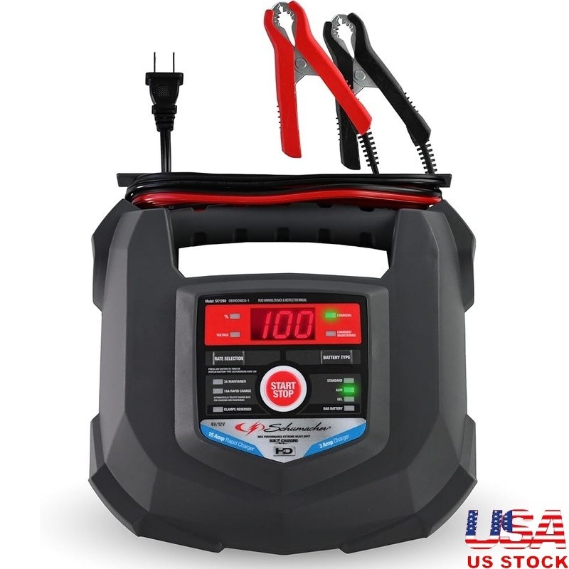 4in1 Battery Charger Maintainer Tester Reconditioner 12V 6V Automotive New