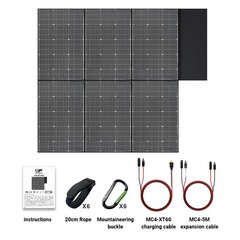 ALLPOWERS 600W Mono Foldable Solar Panel Kit For Power Generator Refurbished
