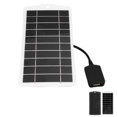 Solar Panel Charger 5W Monocrystalline USB Solar Panel For Camping