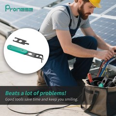 Pronese Metal Solar Mc4 Disconnect Tool made by Heavy-Duty Steel, Spring-Load…