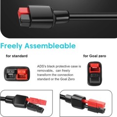 4-in-1 Solar Charge Cable Solar Connector to XT60 Adapter Connector（3ft）