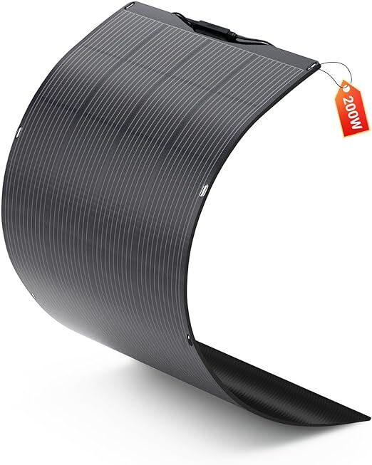 ALLPOWERS SF-200 200W Flexible Solar Panel for Power Station Boats,Trip,Outdoor