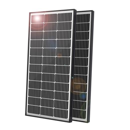 200 Watt Solar Panels, 10BB Monocrystalline 12V 2PCS 100W P-Type 100W 2pcs