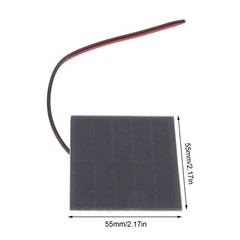 ˜3 Set Small Solar Panels Professional 1W Monocrystalline Silicon High Effici