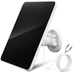 10ft Charging Cable 4W 5V Solar Panel Charger for Ring Video Doorbell 2/3/3+/4