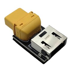 Quick Installation Square Port to XT60 Female Connector Replacement for Remote