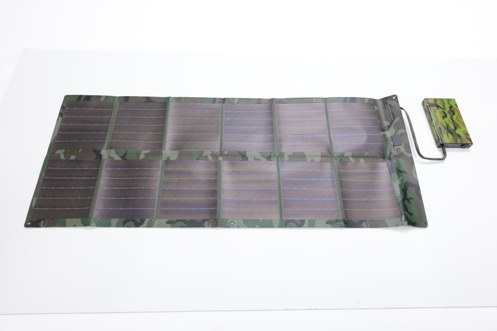 Powerenz® Portable Solar Power System | Complete System | Green Camouflage