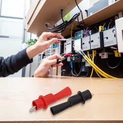 Multimeter Compatible For Alligator Clips with Insulating Plastic Shells