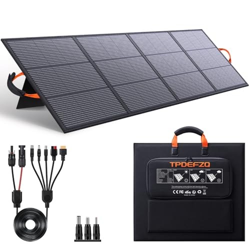 220W Portable Solar Panel 20V 25% High Efficiency N-Type Solar 220 Matte Black