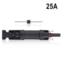 Solar Panel Fuse Holder And Fuse 25A Waterproof Inline PV Fuse Holder 1000VDC
