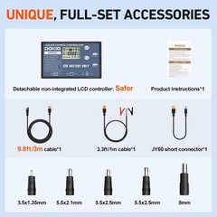 Portable Solar Panel Monocrystalline 100W Foldable Kit with USB Controller fo…