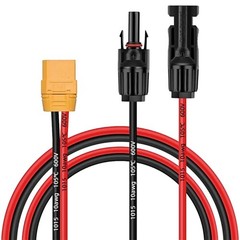Solar Charging Cable with XT90 Input Port for Portable Generators Solar Panel