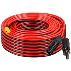 MOOKEERF Solar XT60 Charge Extension Cable 75FT 12AWG XT60 Solar Cable Portable
