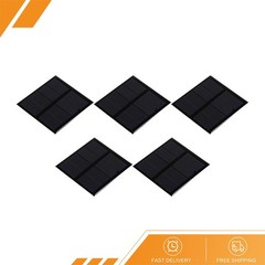 5 x Mini Solar Panel Cell 2V 150mA 0.3W 60mm x 60mm for DIY