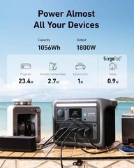 Solar Generator Full Charge in 1 Hours Life Home Backup Battery Solar generator