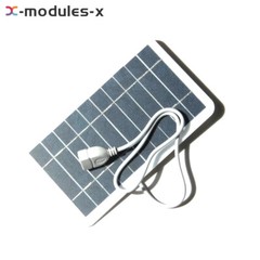 Solar Panel Output USB Outdoor Portable Solar System 5V 2W Mobile Phone Charger