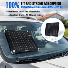 10W 12V Solar Battery Charger Trickle Maintainer Waterproof For Car Truck RV…
