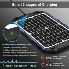12V Solar Battery Charger & Maintainer Pro