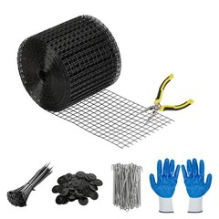 6in x 50/100/120 ft Solar Panel Bird Guard ,Critter PVC Mesh Kit 100pcs Fastener