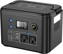 Portable Power Station 350W, Powkey 260Wh/70,000Mah Backup Lithium Battery, 110V