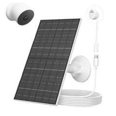 7W Solar Panel Charger for Google Nest Cam Battery Version, USB-C Solar