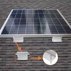 16pc Solar Panel Mounting Z Brackets Set – Lightweight Aluminum, Corrosion-Fr…