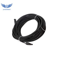 12AWG 4mm² 20M Black+Red Solar Panel Extension Cable Wire+Connector