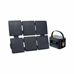 WATTBRICKS 100W Energy Capacity Portable Power Station 30W Solar Panel Included
