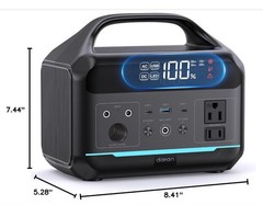 300W Portable Power Station, 192Wh Large Power Bank, 8 Ports