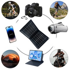 40W Folding Solar Panel USB 5V Output Waterproof Portable Solar Charger