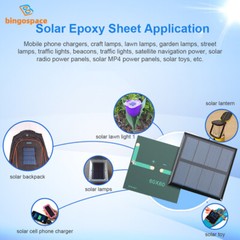 2V/5V/6V/12V Monocrystalline Solar Panel Module For Motor Toys Lawn Lamp New