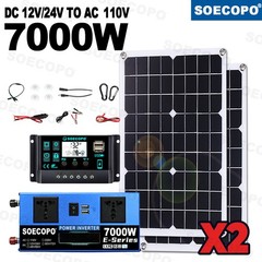 7000W Sine Wave Inverter Solar Kit | Complete Inverter 12V24V-110V/220VSV