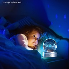 Educational 3D Solar System Crystal Ball – Ideal Gift for Astronomy Lovers