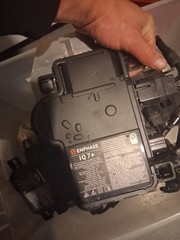 Enphase IQ7 Plus Microinverter (Model: IQ7PLUS-72-2-US) with mounting bracket