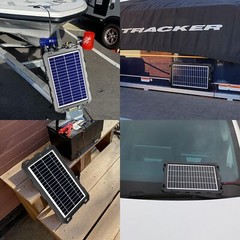 12V Solar Trickle Charger Portable Power Solar Panel Solar Battery Charger 12…