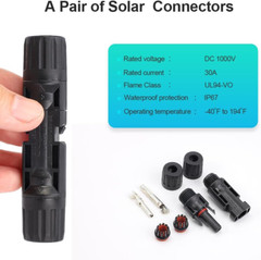 Solar Crimping Tool Kit for Solar Panel Cable 14-10AWG,PV Connector Kit Includes