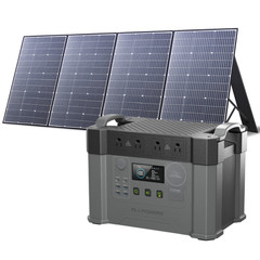 ALLPOWERS 2400W Generator Power Station 400W Solar Panel for Road Trip Camping
