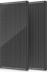 18BB 200W Solar Panel, 2Pcs N-Type 12V/24V 100 Watt Solar Panels, 25% High Ef…