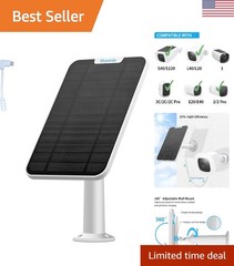 Durable Solar Panel for Eufycam Models – Includes Micro USB Adapter