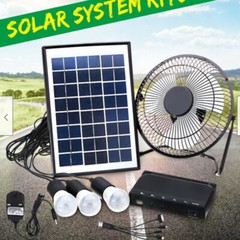 Portable Solar Power Panel Generator Kit Camping Battery Pack Power Station USA