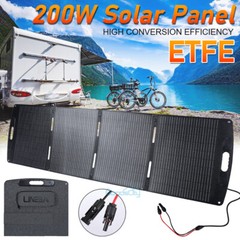 200W Portable Foldable Solar Panel Monocrystalline Waterproof for Power Station