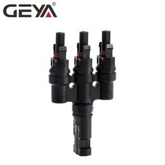 GEYA 1 Pair T Branch IP67 PV Solar panel Cable Connectors 2/3/4/5/6 Male&Female