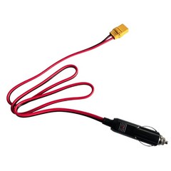 to XT90 Male Power Cord DC12V 24V 15A with Fuse LED Indicator Light