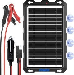 Portable 9W Solar Battery Trickle Charger with LED Indicator – Easy Installation