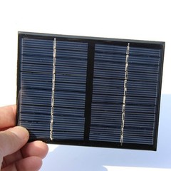 2* 12V 1.5W Solar Panel Small Cell Module Epoxy Mobile DC Battery Charger DIY f