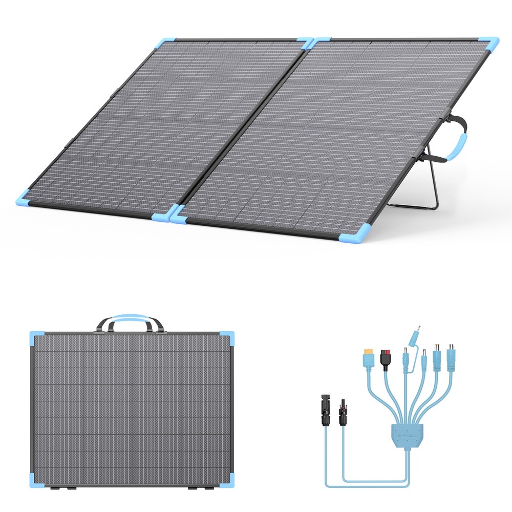 400W 220W Portable Solar Panels Bifacial for Ecoflow Jackery Anker Power Station