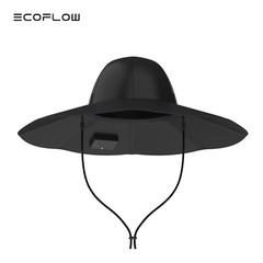 EcoFlow Power Hat Solar Charging Bucket Fishing Hat Dual USB-A/USB-C Ports 24 in