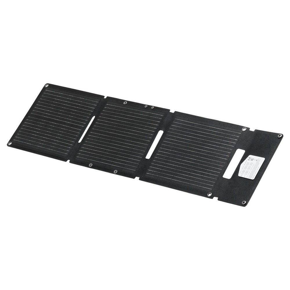 30W Foldable Solar Charger: 16BB Cells, USB-A/QC3.0/Type-C, 1.76lb for Hiking RV