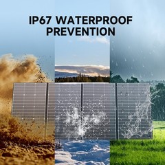 ALLPOWERS SP037 400W Portable Solar Panel Waterproof Foldable Solar Panel Kits